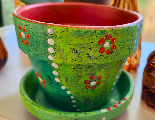 Painted Flower Pots