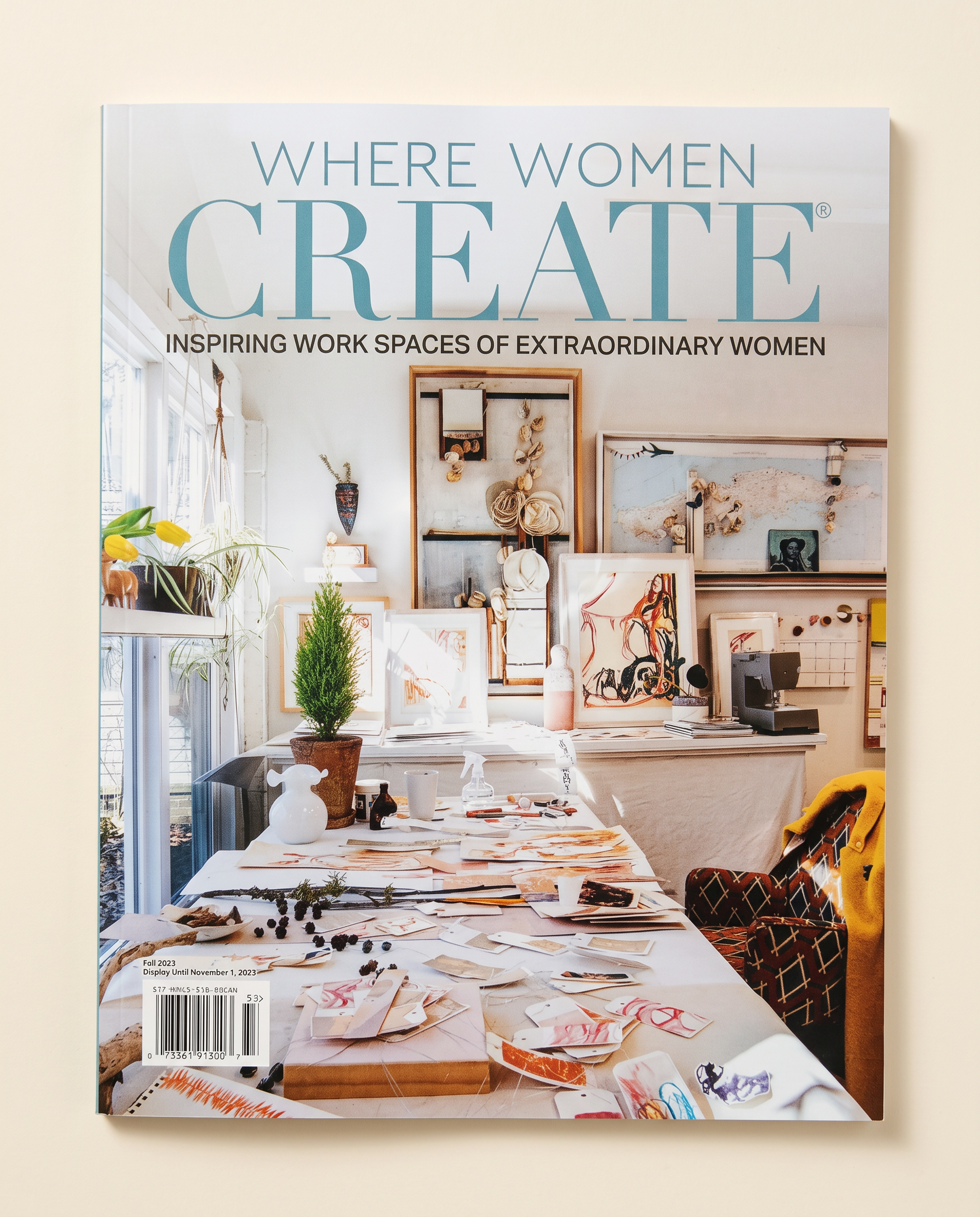 Cover of Where Women Create magazine, Fall 2023 issue