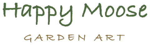 Happy Moose Garden Art