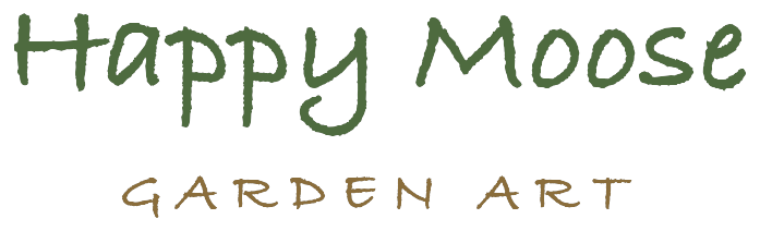 Happy Moose Garden Art